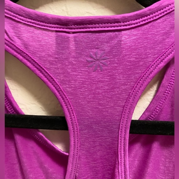 Athleta Purple Workout Racerback Tank - Picture 4 of 4